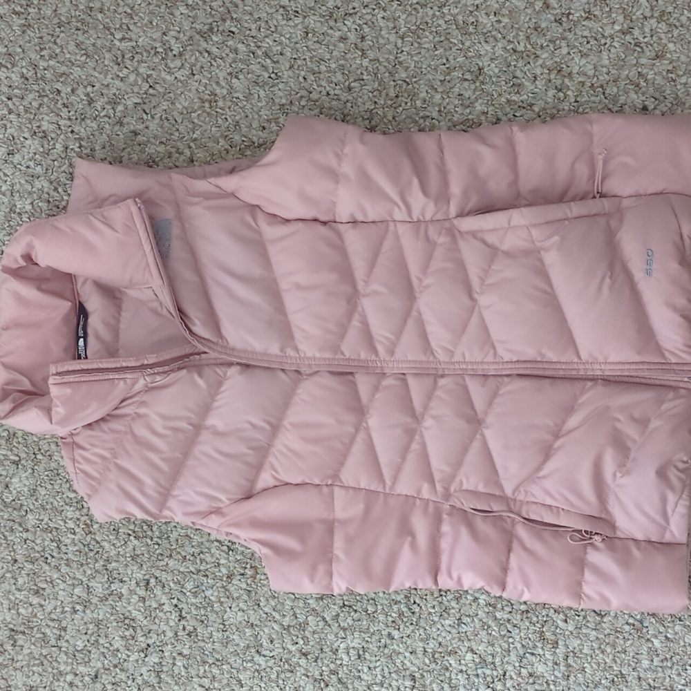 North Face NWOT pink vest